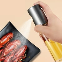 Kuhinjska preša boca za ulje s raspršivačem staklena boca za začin za roštilj ulje ocat sojin umak boca za ulje