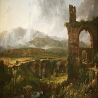 Pogled pored Tivoli-Thomas Cole-zidna umjetnost na platnu ili grafikama