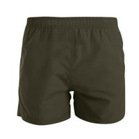 Modne muške ljetne hlače za plažu, sportske casual kratke hlače s ošišanim hlačama u vojno zelenoj boji
