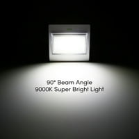 Prijenosno noćno svjetlo, baterija, COB LED ploča bežična svjetlosna svjetlost, pakiranje od 4