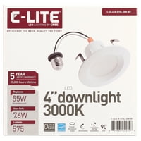 -Lite by cree osvjetljenje LED retrofit Sillight 55W ekvivalent, lumene, prigušene, svijetlo bijele 3000k, 35,