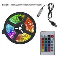 LED Strip Light Visoka svjetlina IR daljinsko upravljanje meka rasvjeta zatamnjena samoljepljiva dekoracija RGB