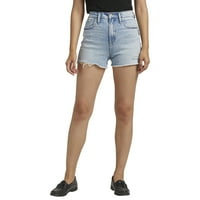 Tvrtka Silver Jeans. Ženske vrlo poželjne kratke hlače visokog rasta, veličine struka 24-34