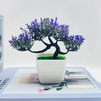 Yesbay Umjetni bonsai Realistični geometrijski oblik Unzod Uncorete Ed Ukrasite životorisno obojeno umjetno pozdravljanje