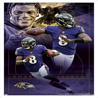 Baltimore Ravens - zidni poster Lamar Jackson, 22.375 34