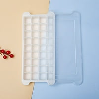 Mekana silikonska ladica za kockice leda s PP poklopcem bez BPA ili silikonskim kockicama leda