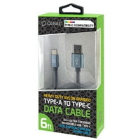 USB kabel Cellet, kompatibilan sa Motorola Moto G Play - Dugo pregovarali sa najlona оплеткой za brzo punjenje