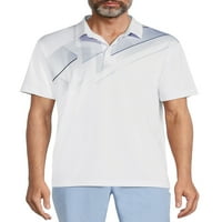Muška polo majica u dijagonalnim prugama, veličine od 5 inča