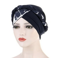 Miayilima mornaričke bejzbolske kape za žene etnički šešir glava za glavu za glavu za glavu za glavu za omotanu