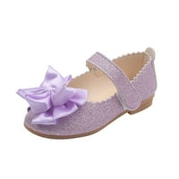 niuredltd djeca djevojčice Bling Bowknot cipele sandale s jednim princezama sandale plesne cipele Veličina 22