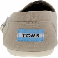 TOMS žensko klasično platno svijetlo sive cipele s visokim gležnjačima-7W