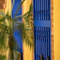 Kuba-Trinidad - UNESCO-ova svjetska baština-plava dvorišna kapka za ispis plakata-Inn