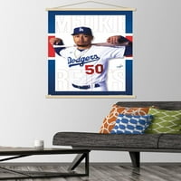 Zidni plakat Los Angeles Dodgersa-Mookie Betts u drvenom magnetskom okviru, 22.37534