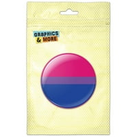Biseksualna Zastava ponosa biseksualnosti Ružičasta ljubičasta plava magnet za gumb hladnjaka