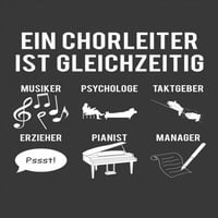 Ein chorleiter ist gleichzeitig: jahres-kalender für das jahr im dina- format für musikerinnen und musiker musik