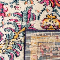 Cvjetni Vintage tepih od narančaste Slonovače, 2 '2 12'