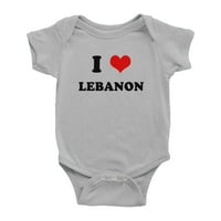 Srce Libanona, ljubav Libanona, smiješni Slatki dječji kombinezoni