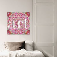 Wynwood Studio Abstract Wall Art Canvas ispisuje uzorke Suzart - ružičasti, bijeli