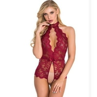 Donje rublje za žene Nove žene čipkasti bodysuit teddy donje rublje kombinezon Otvoreno vino za donje rublje +