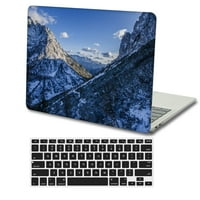 KAISHEK Tvrdi poklopac školjke samo kompatibilan MacBook Pro 16 - A + Crni poklopac tipkovnice, šareni B 1121