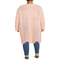 Apsolutno poznati ženski plus size boinelle ubod Duster Cardigan