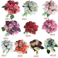 Set Dido ruža s buketom cvijeća u rukama mladenka rekviziti za fotografiranje vjenčanja umjetno lažno cvijeće