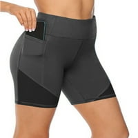Niuer mrežica joga znoj kratki džep za gante za žene vježbanje trčanje bicikla visoki struk atletski aktivni odjeljak