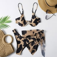 Ženski kupaći kostim Žene Bikini set tiskane dvije plaže Wear Tot kupaći kostimi bikini set veličine kupaćih kostičnih