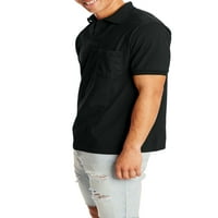Muška polo majica s kratkim rukavima i džepom