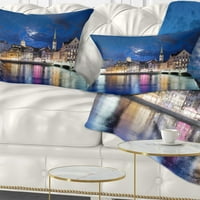 Dizajnerska slikovita panorama Starog grada - jastuk s pejzažnim tiskom-12.20