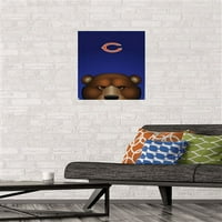 Chicago Bears - plakat na zidu s maskotom S. Prestona Steillie, 14.725 22.375