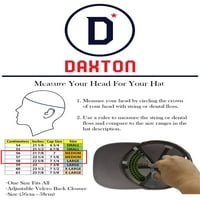 Daxton Strukturirani bejzbol šešir kapica 3d abeceda a do z slova broj početno svjetlo sivo, slovo e