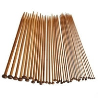 Postavite veličine jednostruke karbonizirane bambusove pletene igle kukičane