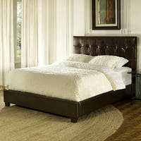 Namještaj i bračni krevet veličine mumbo-mumbo u crnoj boji