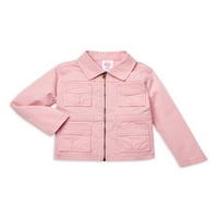 Wonder Nation Baby i Mayding Girls Lightweight Utility Jacket