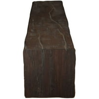 Ekena Millwork 6 H 6 D 36 W Riverwood Fau Wood Kamin Mantel, Premium Walnut