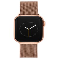 S ružinom zlatnom tonom mrežica od nehrđajućeg čelika s magnetskim zatvaranjem za 42 44 45 Ultra Apple Watch