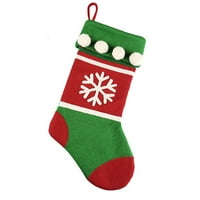 Božićne čarape, vrećica s snježnim drvećem viseći dekor za zabavu