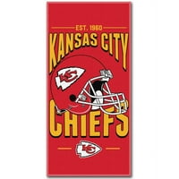 Kansas City Chiefs 30 60 odvod ručnik na plaži, svaki
