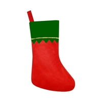 Red Felting DIY božićna zaliha favorizira kamin viseće čarape pokloni za božićne ukrase