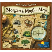 Morganova čarobna karta-igra s postavljanjem pločica, potraga za blagom na gusarskoj karti, modularna igraća ploča,