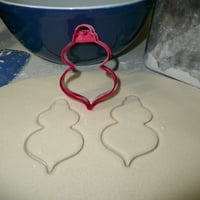 Zamišljeno viseće ukras za božićno blagdansko drvce rezač kolačića napravljen u SAD -u PR2087