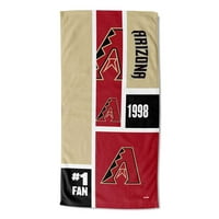 Arizona Diamondbacks MLB ColorBlock Personalizirano 30 60 ručnik za plažu