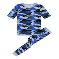 Spavajte na njemu mališani dječaci super mekani tijesni fit pj set - camo