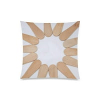 Uzorci štapića Popsicle Bacajte jastuk jastuk jastuk poklopca za kućni kauč dekorativni Dvije strane tiska