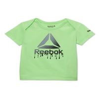 Reebok Baby Boy majica s kratkim rukavima i kratke hlače, dvodijelni set odjeće, veličina-mjeseci