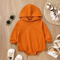 Bodi odjeća za malu djecu zimski bodi s patentnim zatvaračem za malu djecu narančasta 60