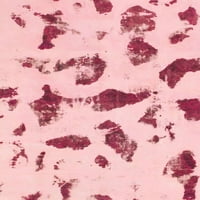 Ahgly Company Unutarnji pravokutnik Sažetak lubenice ružičasta apstraktna prostirka, 2 '3'