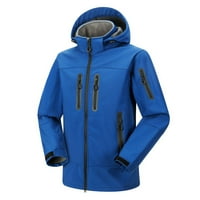 Topla Vodootporna vjetrovka s kapuljačom, jakna za zimsku kišu, skijaška jakna, kaput
