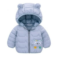 Zimski kaputi za djecu 3d ispis dolje alternativne kapuljače kaput za djevojčice